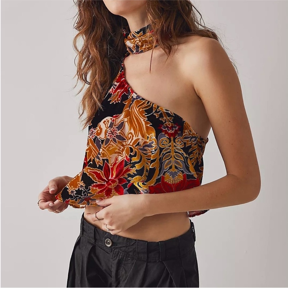 Free People Bali Wildest Dreams Velvet Cami Size S